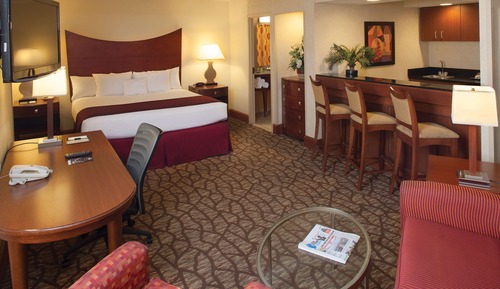 Junior Suite, 1 King Bed, Refrigerator & Microwave