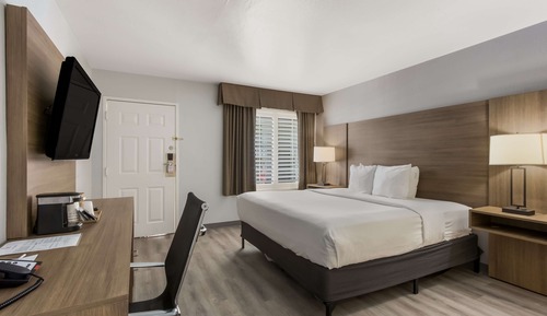 Standard Room, 1 King Bed, Non Smoking, Refrigerator & Microwave