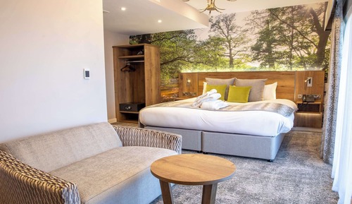 Junior Suite, 1 King Bed, Balcony, Garden View