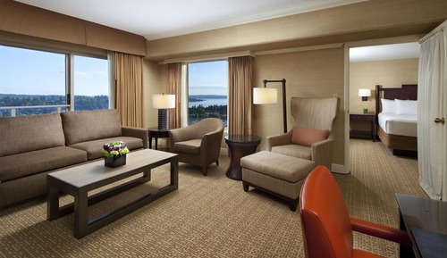 Suite, 1 King Bed with Sofa bed, View, Corner (View)