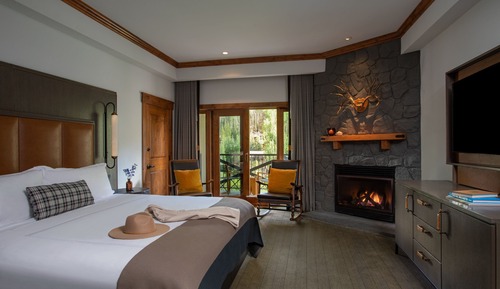 Studio, 1 King Bed, Smoking (Fireplace)