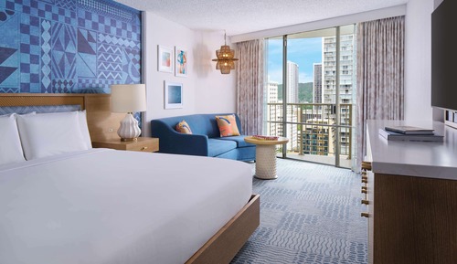 Room, 1 King Bed (Waikiki View)