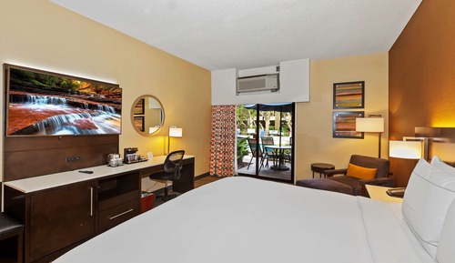 Room, 1 King Bed, Patio, Poolside