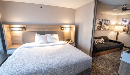 Suite, 1 King Bed with Sofa bed (Mobility Accessible, Tub)