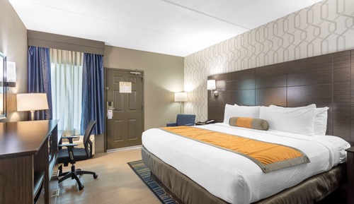 Standard Room, 1 King Bed, Non Smoking, Refrigerator & Microwave