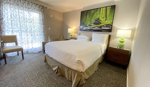 Standard Room, 1 King Bed, Patio, Pool View