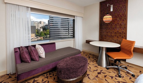 Deluxe Room, 2 Double Beds, Non Smoking, City View (Hearing Accessible)