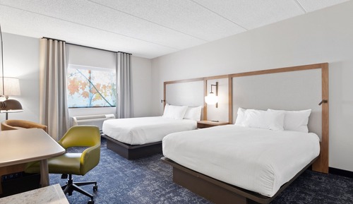 Room, 2 Double Beds (Mobility Accessible, Roll-in Shower)