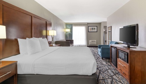 Business Room, 1 King Bed, Non Smoking, Refrigerator & Microwave (Oversized Room)