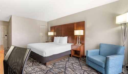 Standard Room, 1 King Bed, Smoking, Refrigerator & Microwave