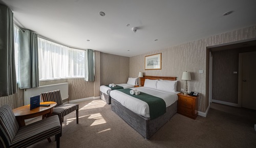 Triple Room (Crown, 1 Double and 1 Single Beds)