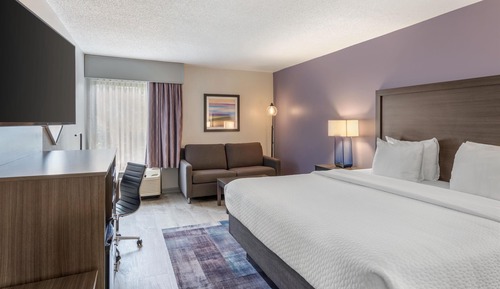 Standard Room, 1 King Bed, Non Smoking, Refrigerator & Microwave