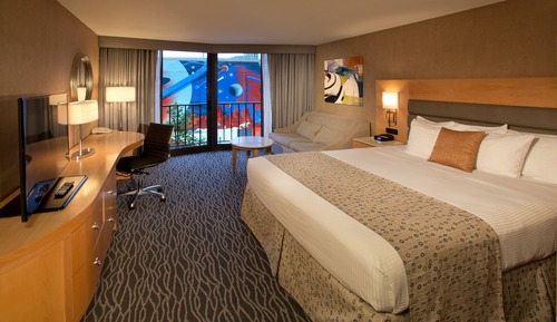 Deluxe Room, 1 King Bed, Balcony, View