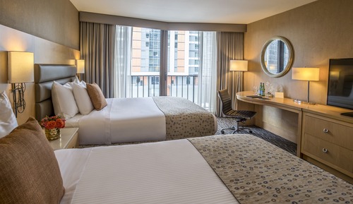 Deluxe Room, 2 Queen Beds, Balcony, View