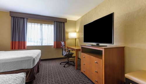 Standard Room, 2 Queen Beds, Non Smoking, Refrigerator & Microwave