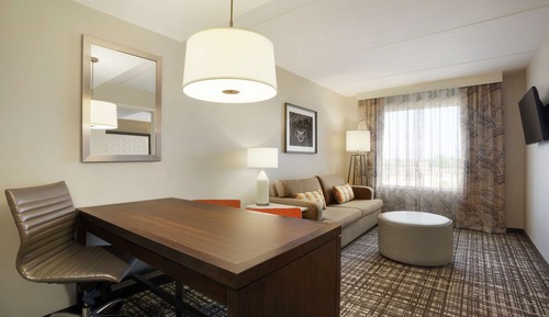 2 Room Suite, 2 Queen Beds, Mobility/Hearing Accessible, Roll-in Shower