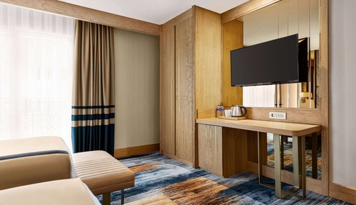 Standard 1 King Bed and 1 Twin Bed Room