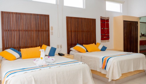 Family Studio, 2 Double Beds, Kitchen