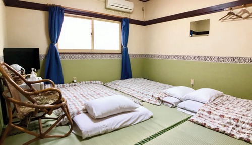 Japanese-Style Triple Room with Shared Bathroom - Non-Smoking