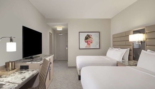 Deluxe Room, 2 Queen Beds, City View