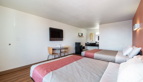 Deluxe Room, 2 Queen Beds, Smoking, Refrigerator & Microwave