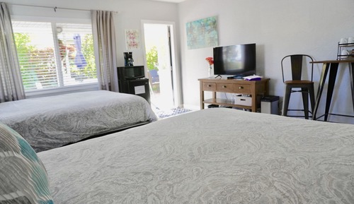 Junior Suite, 2 Double Beds, Courtyard Area
