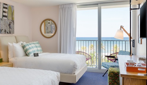 Ocean Front, 2 Queen Beds