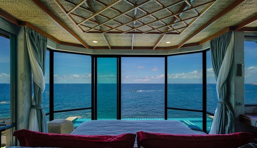 Honeymoon Villa, 1 King Bed, Balcony, Sea View