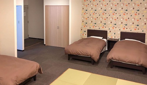 Superior Japanese Western Style 4-bed Room without Bath (No View), Non-Smoking