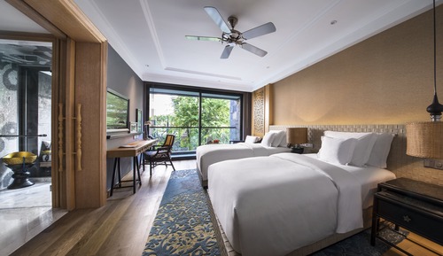 Standard Room, 2 Twin Beds, Garden View