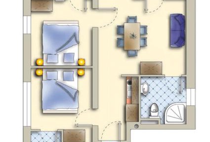 Apartment with Balcony