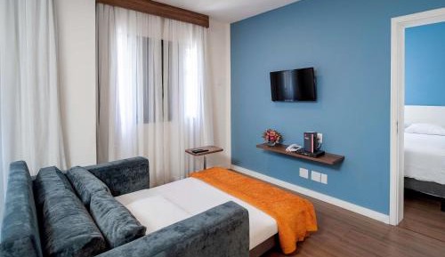Family Room with Double Bed, Single Bed and Sofa Bed