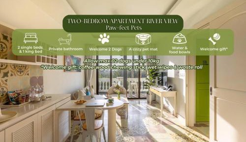 Two-Bedroom Apartment with River View