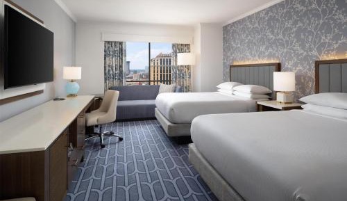 Premium Queen Room with Two Queen Beds and City View