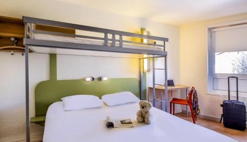Triple Room with One Double Bed and One Bunk Bed