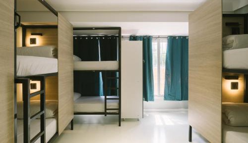Bed in 8-Bed Female Dormitory Room