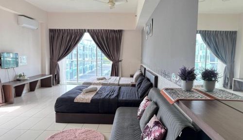 Studio with Balcony