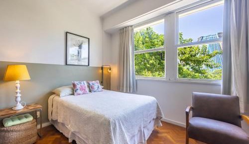 One-Bedroom Apartment with Balcony and City View