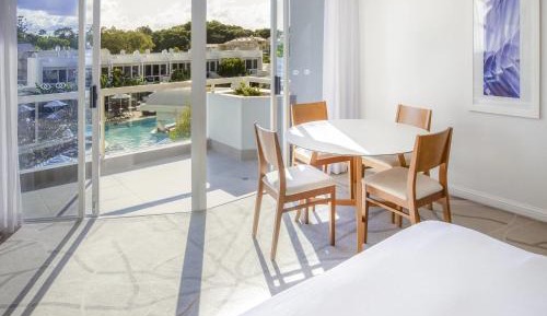 Superior Double Room with Two Double Beds and Pool View