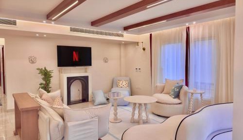 Three-Bedroom Premium Apartment with Balcony
