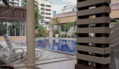 Two-Bedroom Apartment with Pool View