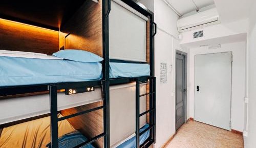 Bed in 4-Bed Mixed Dormitory Room with Private Bathroom