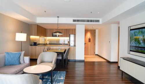Two-Bedroom Apartment with One King Bed and Two Double Beds