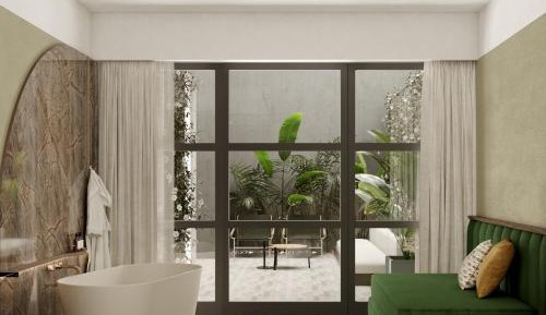 Prestige Double or Twin Room with Private Garden - Vertical Garden Area
