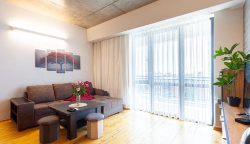 Deluxe One-Bedroom Apartment with City View