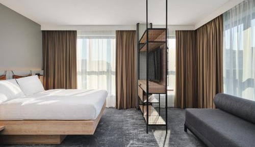 Family Queen Room with Sofa Bed and Partial City View