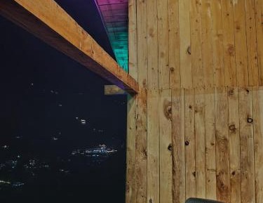 Family Room with Mountain View