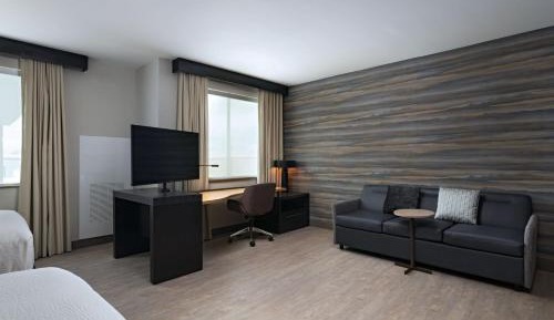 Queen Studio with Two Queen Beds and Sofa Bed
