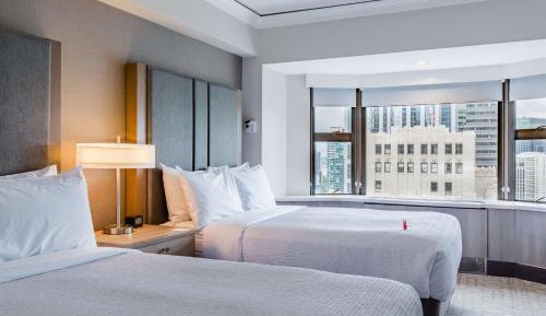 Executive Double Room with Two Double Beds and City View