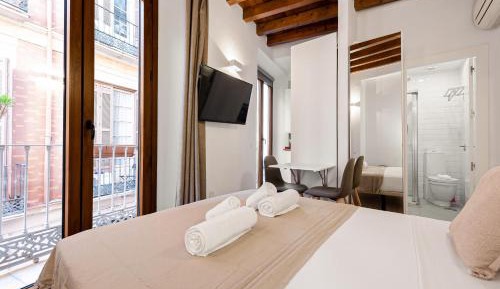 Studio Apartment with Balcony
